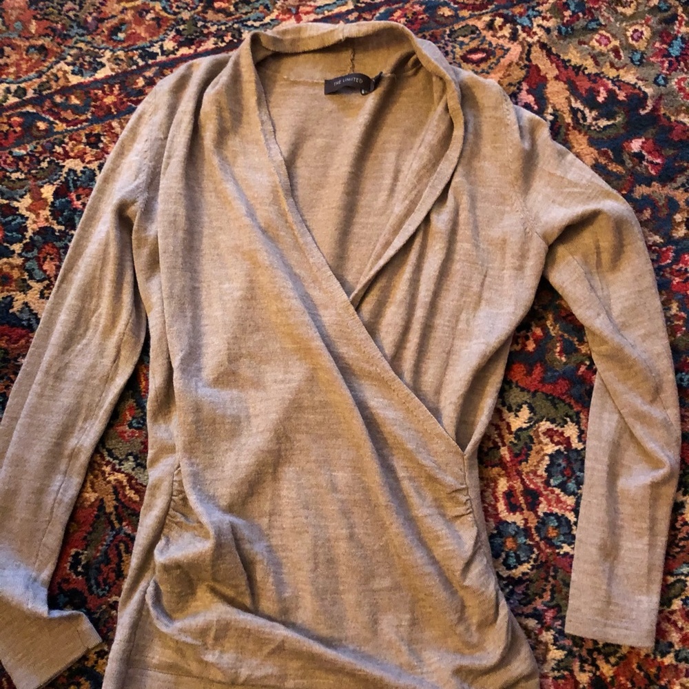 FREE SHIPPING The Limited Wrap Style Work Sweater